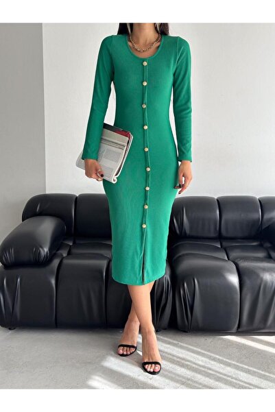 timagna Rochie creion - Design cu nasturi