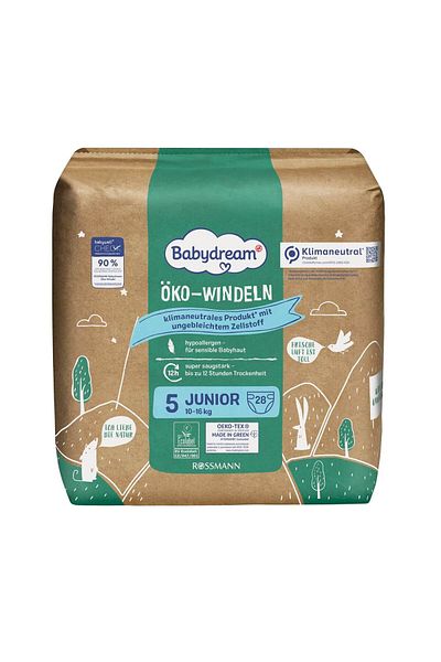 BABYDREAM Baby Diapers Eco Size 5 28 Pcs