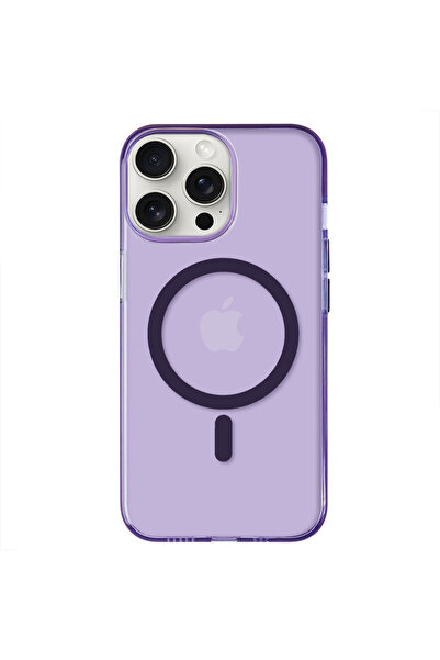 Casen iPhone 14 Pro Max Magsafe Kablosuz Şarj Özellikli Mıknatıslı Mika Şeffa...