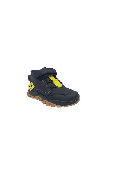 Vicco Omega Baby Boy's Black Velcro Phylon Boots