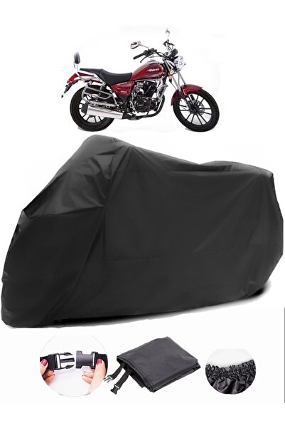 AutoEN حقيبة خلفية متوافقة مع Falcon Crown 150، مشمع أسود للدراجات النارية، ق...
