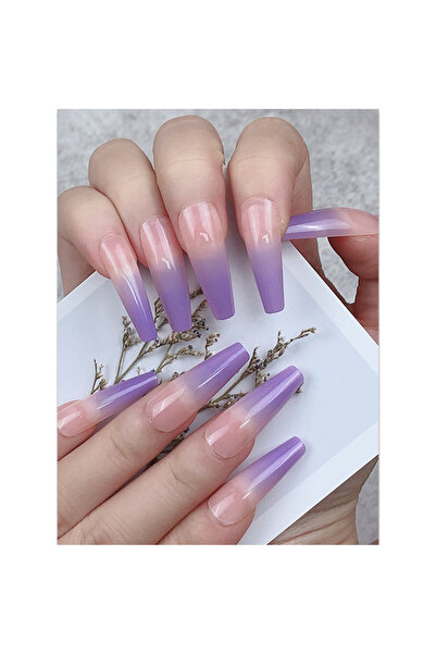 Nail Master 24'lü Desenli Balerin Takma Tırnak Seti Yapıştırıcılı