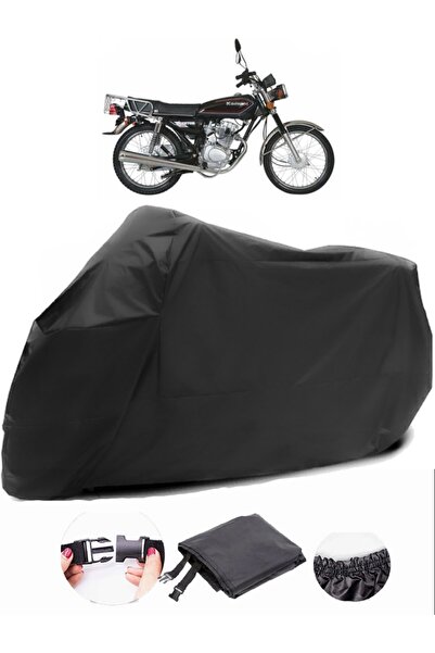 AutoEN Kanuni Breton 125 Black Motorcycle Tarpaulin Waterproof Durable Fabric