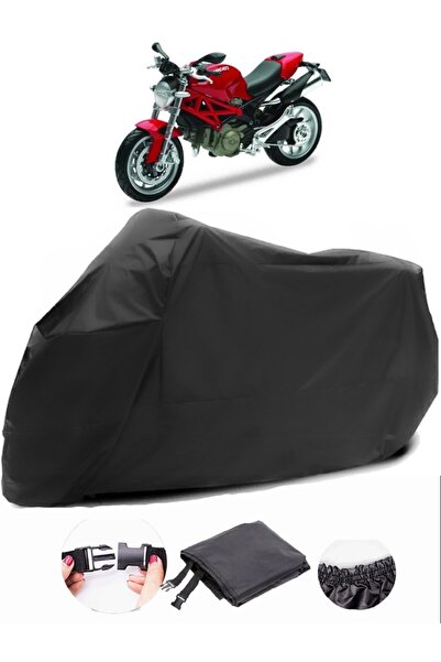AutoEN Ducati Monster 1100 Compatible Black Motorcycle Tarpaulin Waterproof D...
