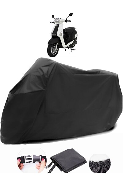 AutoEN Mondial 50 Revival Black Motorcycle Tarpaulin Waterproof Durable Fabric