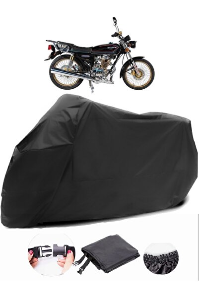 AutoEN Arora AR 185-18 Compatible Modified Black Motorcycle Tarpaulin Waterpr...