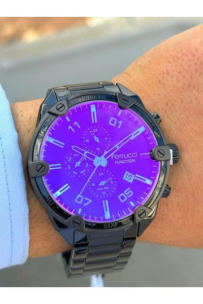 Ferrucci FRC.FT.1.198 Ferrucci Steel Cord Inner Gauges Active Function New Season Men's Wristwatch