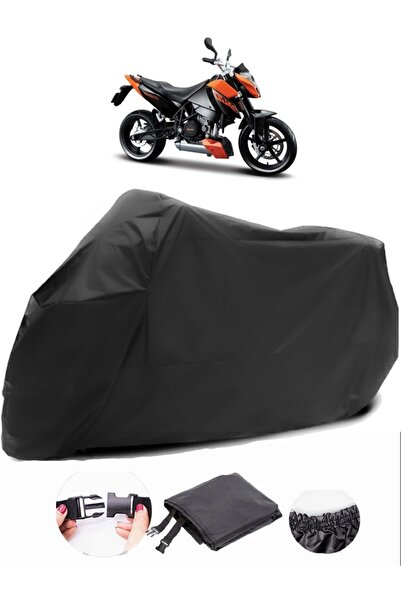 AutoEN KTM 690 Duke أسود للدراجات النارية من القماش المشمع المقاوم للماء