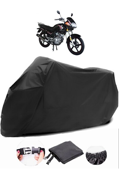AutoEN Arora AR 125-43 Yebere Compatible Black Motorcycle Tarpaulin Waterproo...