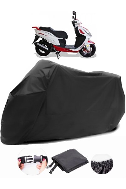AutoEN Arora AR 150 T8-H Joker Black Motorcycle القماش المشمع المقاوم للماء م...