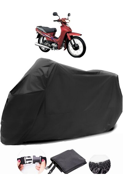 AutoEN Yamaha Crypton Black Motorcycle Tarpaulin Waterproof Durable Fabric