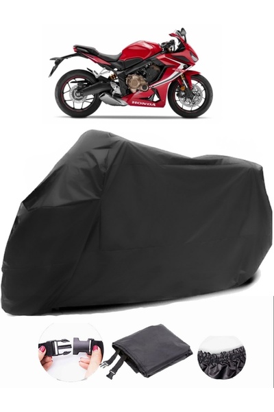 AutoEN Honda CBR 650 R Siyah Motosiklet Branda Su Geçirmez Dayanıklı Kumaş