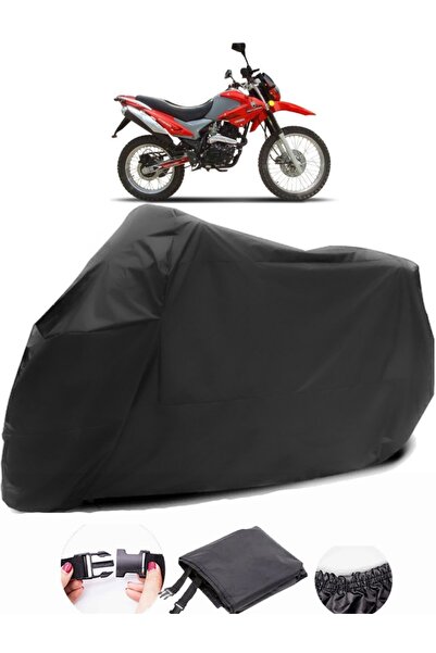 AutoEN Motoran XV-250 Compatible Black Motorcycle Tarpaulin Waterproof Durabl...