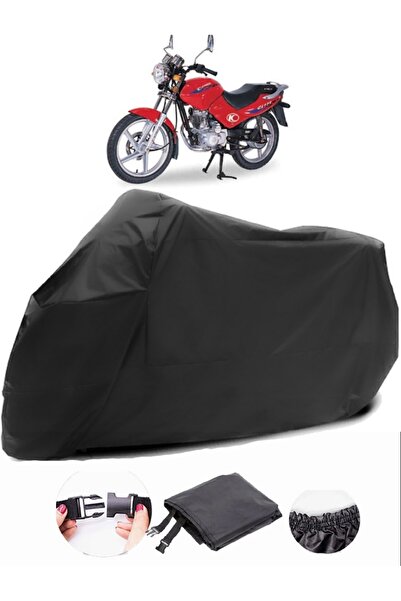 AutoEN Kymco CK 125 Pulsar Compatible Black Motorcycle Tarpaulin Waterproof Durable Fabric