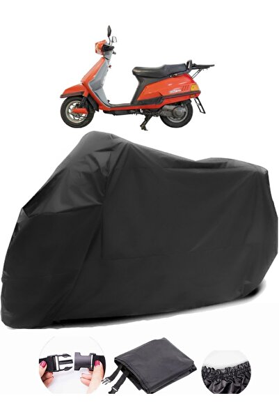 AutoEN ياماها بيلوجا 125 قماش مشمع أسود للدراجات النارية مقاوم للماء