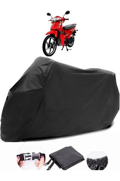 AutoEN Mondial 50 SFC Black Motorcycle Tarpaulin Waterproof Durable Fabric