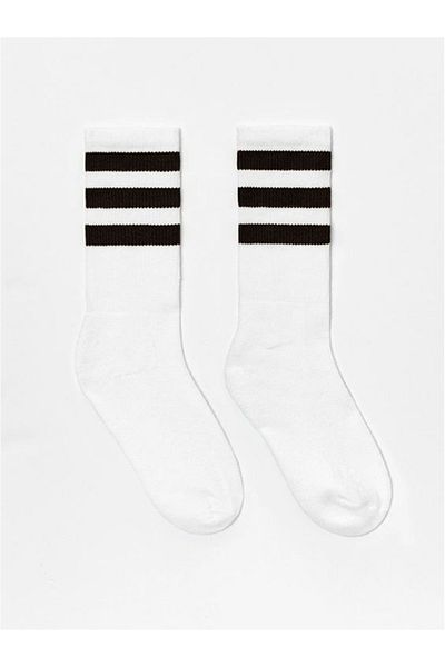 SOYTEMİZ Șosete cu dungi negre Sosete sport unisex