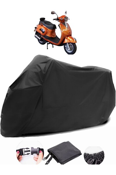 AutoEN قماش مشمع أسود للدراجات النارية مونديال 125 كيلو فولت مقاوم للماء