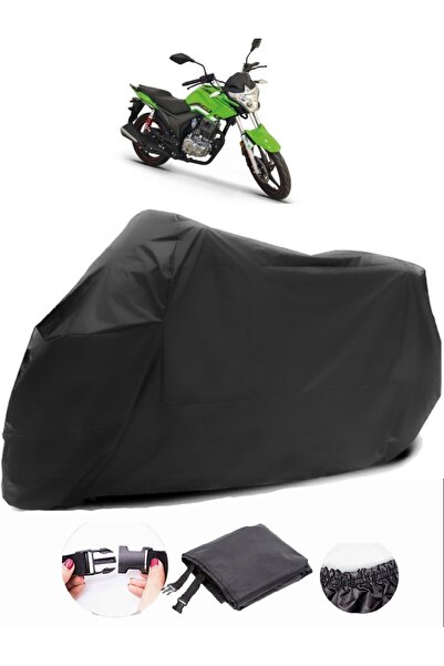 AutoEN Kuba CR1 Black Motorcycle Tarpaulin Waterproof Durable Fabric