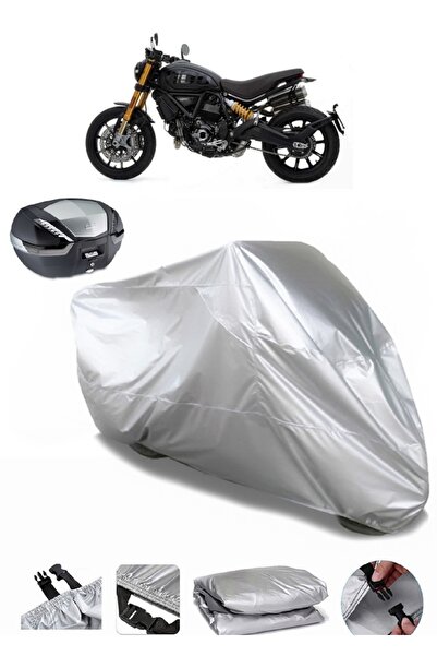 AutoEN حقيبة خلفية رياضية متوافقة مع مشمع الدراجة النارية Ducati Scrambler 11...