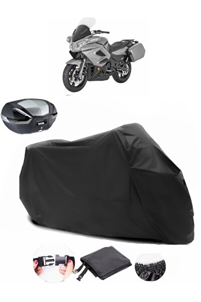 AutoEN حقيبة خلفية CF Moto 650 TK متوافقة مع القماش المشمع الأسود للدراجات ال...