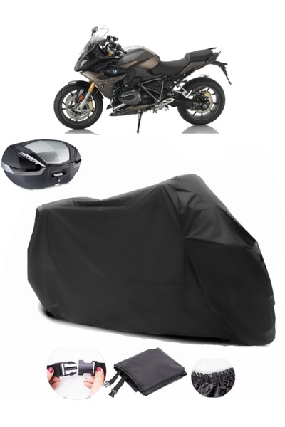AutoEN BMW R 1200 RS Rear Bag Compatible Black Motorcycle Tarpaulin Waterproo...