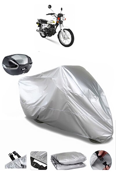 AutoEN Yuki YK 125-7 Rex Compatible Rear Bag Compatible Motorcycle Tarpaulin ...