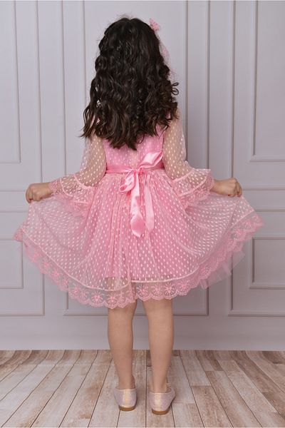 Delfini kids Rochie pentru fete Rochie pentru fete cu cataramă Rochie pentru fete Rochie din tul din dantelă