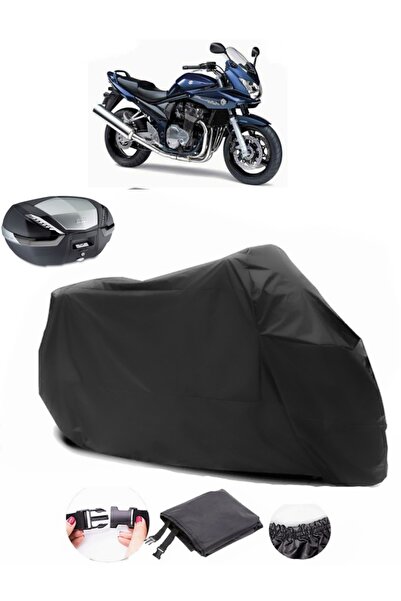 AutoEN Suzuki GSF 1200 Bandit S Rear Bag Compatible Black Motorcycle Tarpauli...