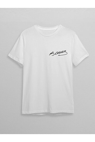 Kurumsal Promosyon ATATÜRK İMZALI(Küçük) BASKILI T-SHIRT