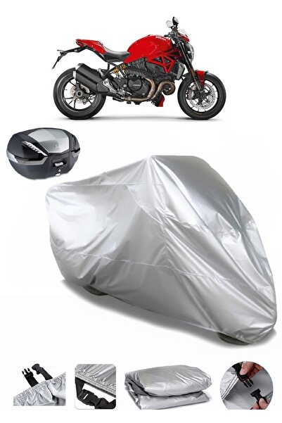 Breen Ducati Monster 1200 R Rear Bag Compatible Motorcycle Tarpaulin Waterpro...