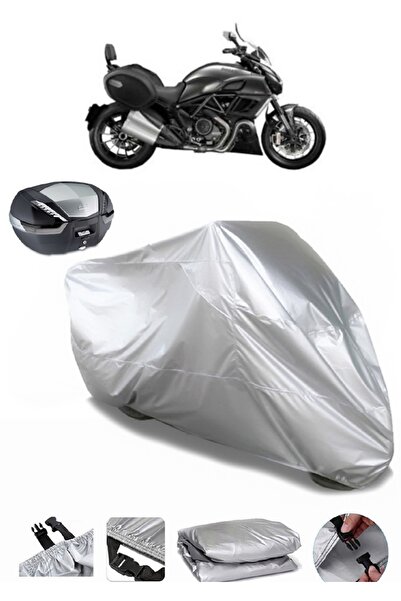AutoEN حقيبة خلفية Ducati Diavel Strada متوافقة مع القماش المشمع للدراجات الن...