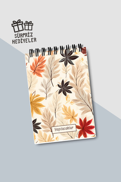 Eldesen Tasarım Yapılacaklar Listesi A6 Defter, Esnek Karton Kapaklı, Mini De...