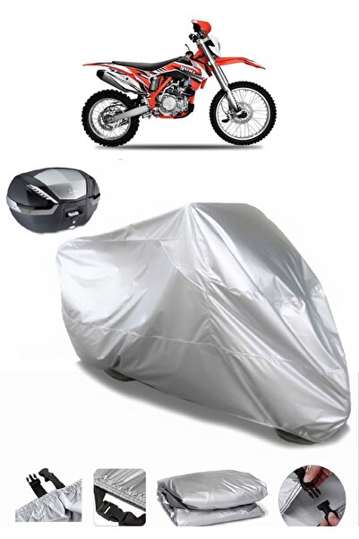 AutoEN Yuki Dirty Paws Off Road Rear Bag Compatible Motorcycle Tarpaulin Luxu...