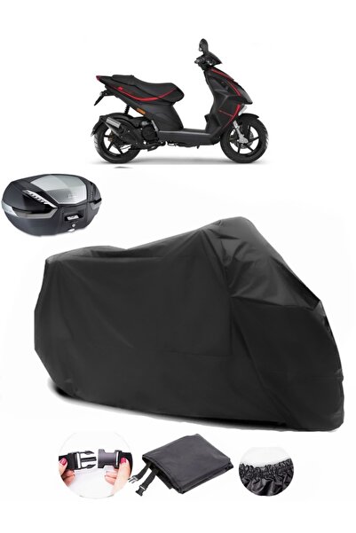 AutoEN حقيبة ظهر Piaggio NRG Power 50 متوافقة مع القماش المشمع الأسود للدراجا...
