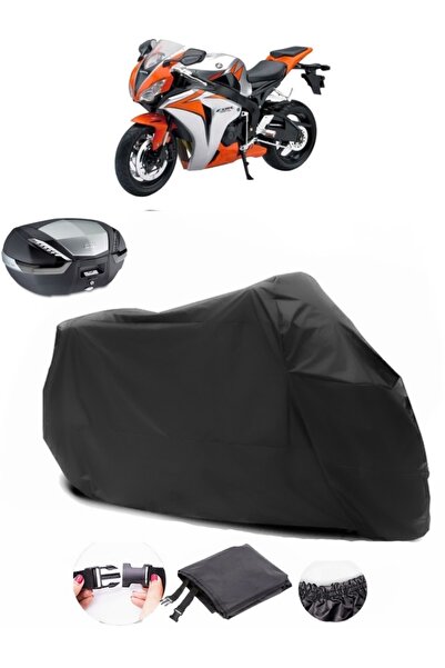 AutoEN Honda CBR 1000 RR Rear Bag Compatible Black Motorcycle Tarpaulin Water...