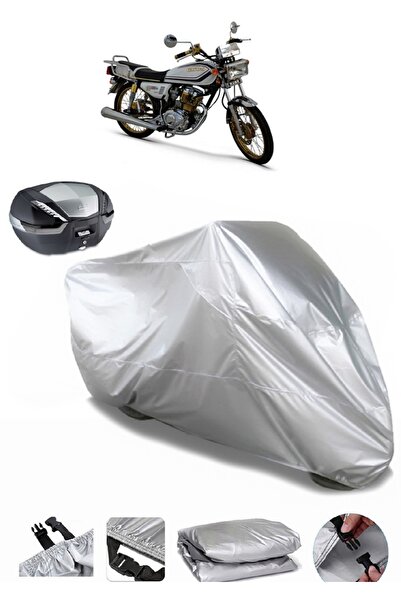 AutoEN حقيبة خلفية ذهبية من Kuba cita 150R متوافقة مع القماش المشمع للدراجات ...