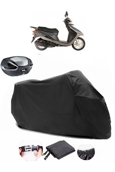 AutoEN Honda Fizy 125 Rear Bag Compatible Black Motorcycle Tarpaulin Waterpro...