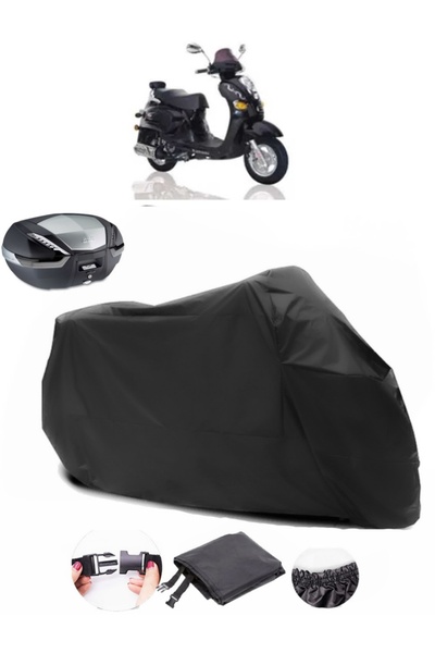 AutoEN حقيبة ظهر Kanuni Classic 125 متوافقة مع القماش المشمع الأسود للدراجات ...