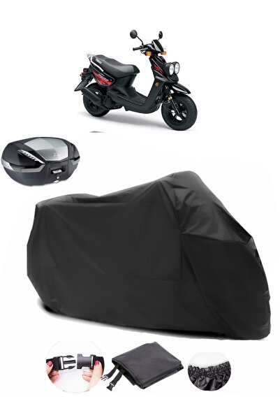 AutoEN Yamaha BW's 100 Backpack Compatible Black Motorcycle Tarpaulin Waterpr...