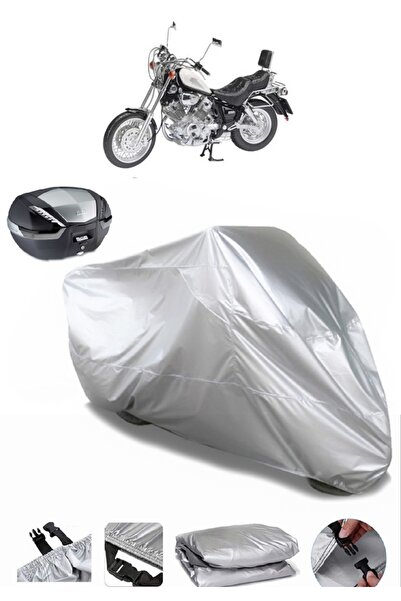 AutoEN حقيبة خلفية Yamaha Virago XV 1100 متوافقة مع القماش المشمع للدراجات ال...