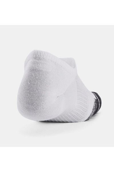 Under Armour Унисекс чорапи UA Performance Tech, 3 чифта, ултра ниски, с езичеста талия, 1379502-100