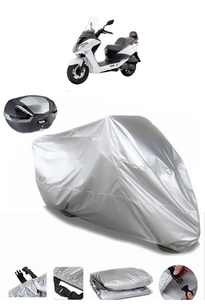 AutoEN حقيبة خلفية SYM Joyride Evo 200 متوافقة مع القماش المشمع للدراجات النا...