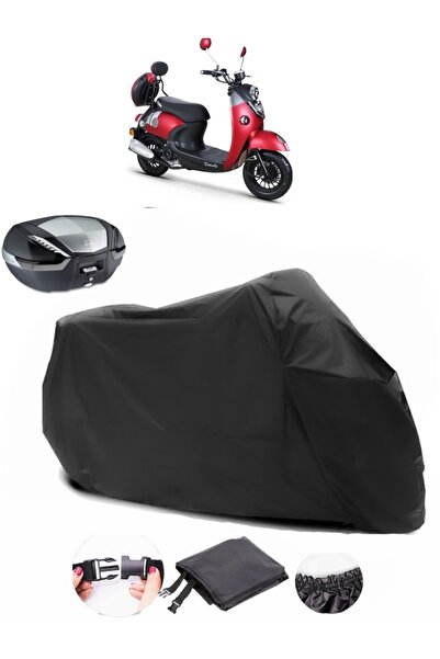 AutoEN Kuba Trendy XC 50 Backpack Compatible Black Motorcycle Tarpaulin Water...