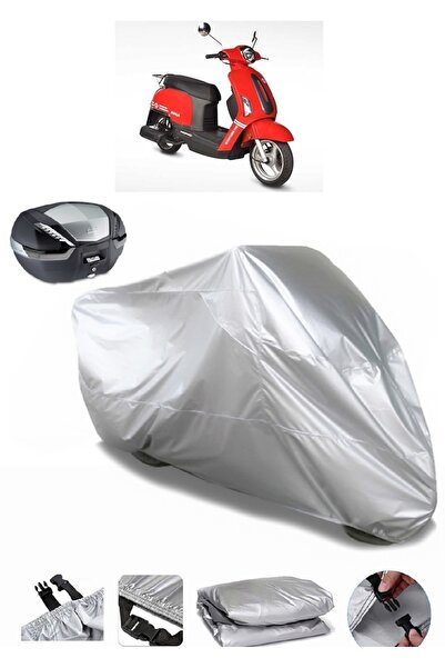AutoEN Asya Scooturk-100 Rear Bag Compatible Motorcycle Tarpaulin Luxury Quality Thick High Quality