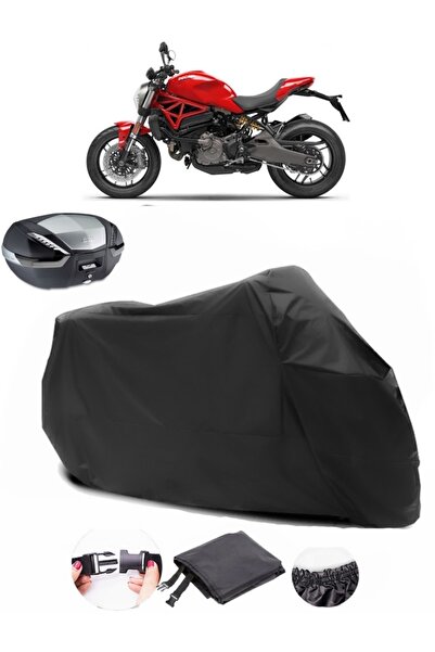 AutoEN حقيبة خلفية متوافقة مع Ducati Monster 821 متوافقة مع القماش المشمع الأ...