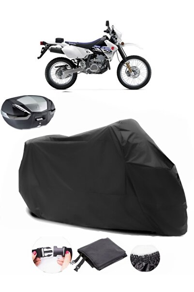AutoEN Suzuki DRZ400 S Rear Bag Compatible Black Motorcycle Tarpaulin Waterpr...