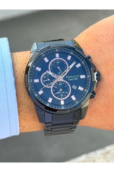 Ferrucci FRC.FT.1.204 Ferrucci Steel Cord Inner Gauges Active Function New Season Men's Wristwatch