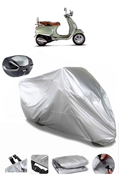 AutoEN Vespa LXV 125 Rear Bag Compatible Motorcycle Tarpaulin Luxury Quality Thick High Quality