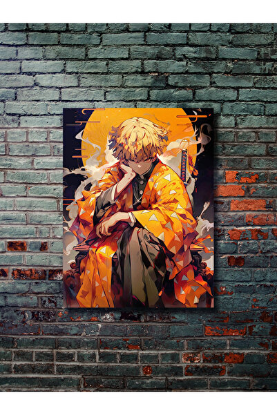 ZNC Αφίσα Anime και Manga Demon Slayer Zenitsu - Προσαρμοσμένη τέχνη τοίχου α...